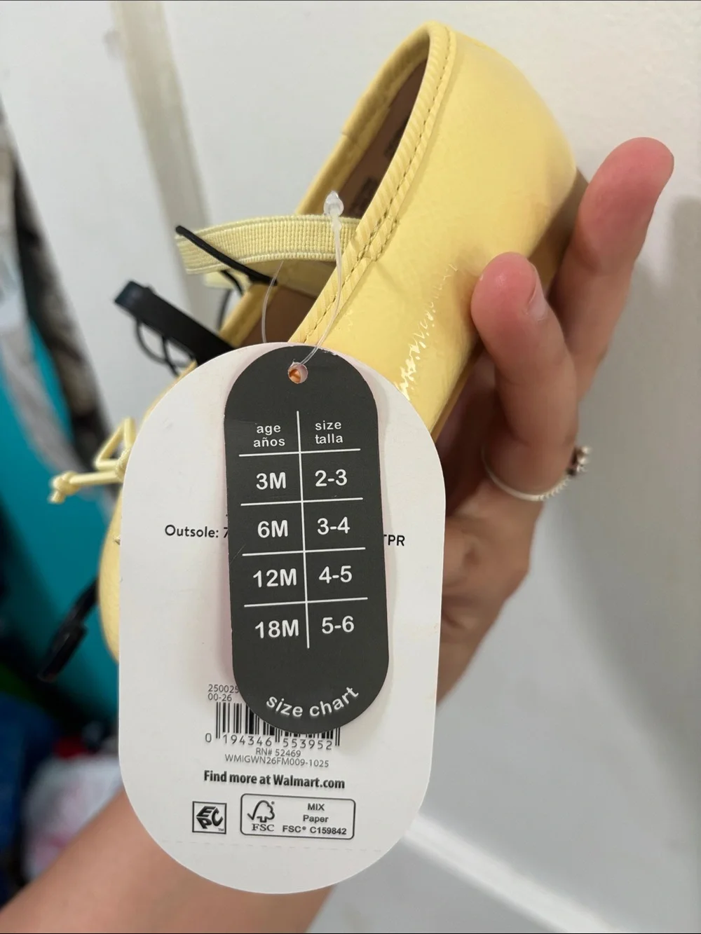wonder nation Yellow Patent Mary Jane Flats with Bow Accent